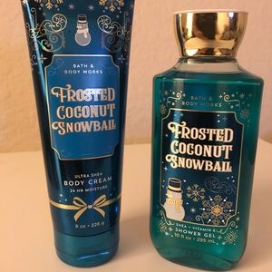 Frosted Coconut Snowball Body Cream and Shower Gel
